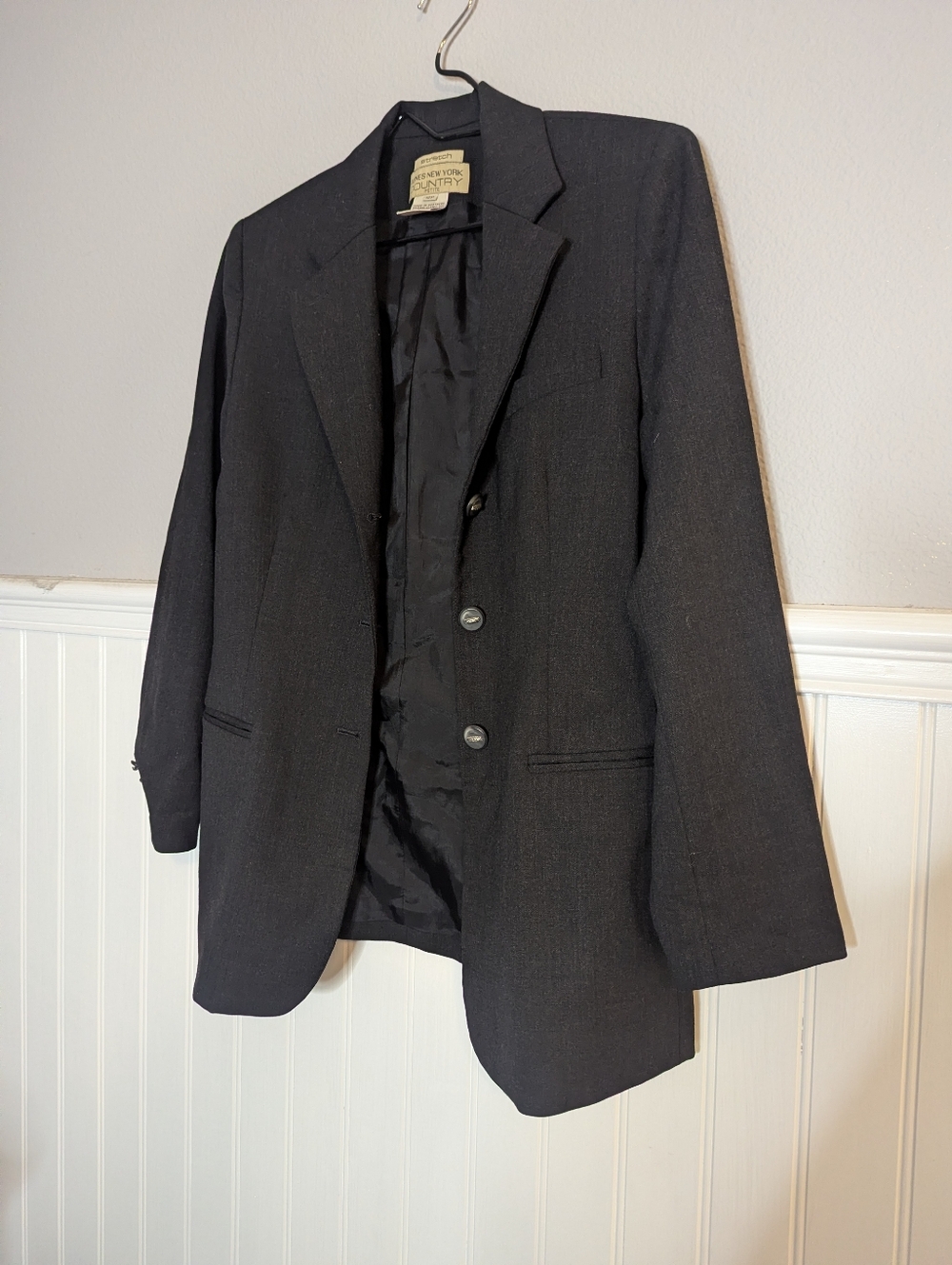 Jones New York Classic Dark Grey Women's Blazer